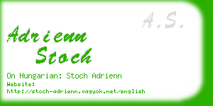 adrienn stoch business card